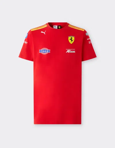 Ferrari Hypercar Replica 2026 T-shirt In Red