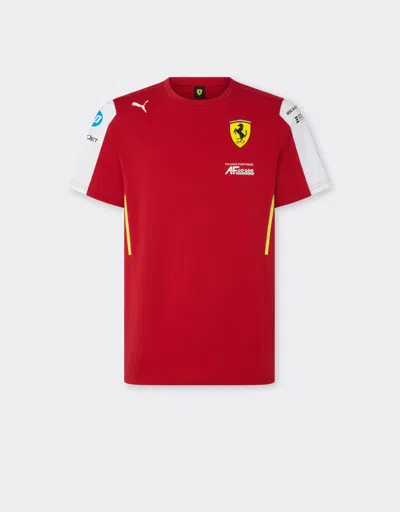 Ferrari Hypercar Replica 2025 T-shirt In Red