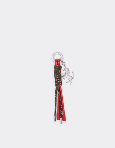 Ferrari Leather Keyring For The 2026 Monaco Grand Prix In Multi