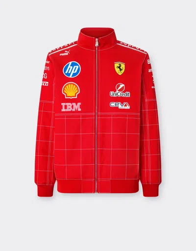 Ferrari Replica Jacket For The 2026 Monza Grand Prix In Rosso