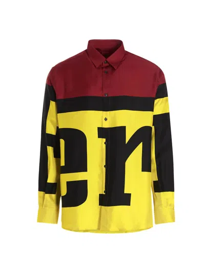 Ferrari '' Silk Shirt In Multicolor