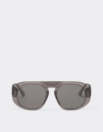Ferrari Sunglasses In Black Acetate With Polarised Black Lenses