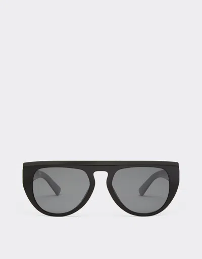 Ferrari Kids'   Sunglasses In Black Acetate With Polarised Mirror Lenses