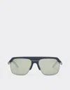 Ferrari Sunglasses In Gunmetalmetal With Gray Mirrored Lenses