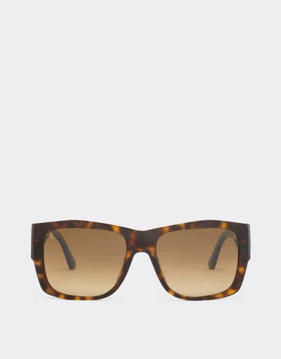 Ferrari Sunglasses In Havana Acetate With Polarised Brown Gradient Lenses In Tortoiseshell