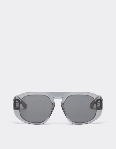 Ferrari Sunglasses In Ocean Colour Acetate With Light Blue Lenses In Blu Scozia