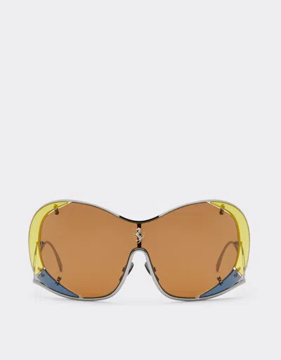 Ferrari Sunglasses With Brown Lenses