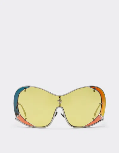 Ferrari Kids'   Sunglasses With Yellow Lenses In Dark Grey