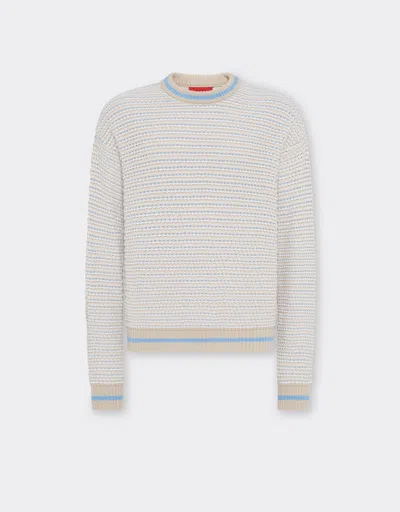Ferrari X Charles Leclerc 3d Jumper In Sand