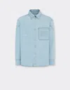 Ferrari X Charles Leclerc Denim Shirt