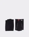 Ferrari X Charles Leclerc Suede Fingerless Driving Gloves