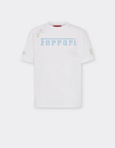 Ferrari X Charles Leclerc T-shirt With  Logo