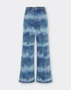 Ferrari X Charles Leclerc Tie-dye Denim Five-pocket Trousers