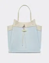 Ferrari X Charles Leclerc Tote Bag In Canvas And Leather
