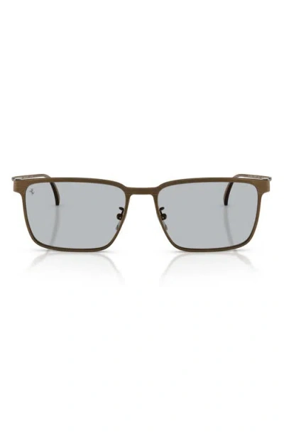 Ferrari Fh1033d 58mm Pillow Sunglasses In Green