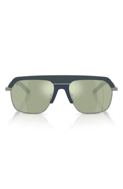 Ferrari Gender Inclusive 56mm Polarized Pillow Sunglasses In Blue