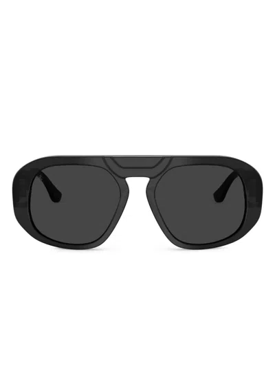 Ferrari Pilot-frame Sunglasses In Black