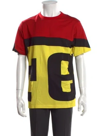 Pre-owned Ferrari Graphic Print Crew Neck T-shirt In Multicolor