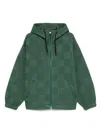 Ferrari Forest Green Zip-fastening Sweatshirt In Gray
