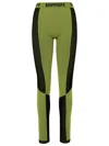 Ferrari Green Polypropylene Livery Leggings In Black