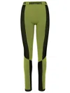 FERRARI FERRARI GREEN POLYPROPYLENE LIVERY LEGGINGS