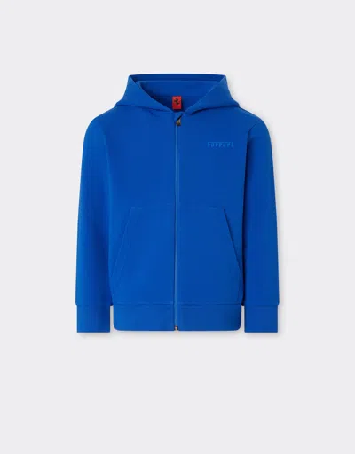 Ferrari Hoodie In Blue