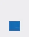 Ferrari Horizontal Wallet In Smooth Nappa Leather In Klein Blue