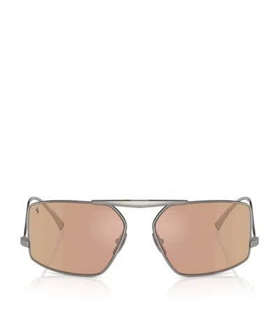 Ferrari Injected Fh1008 Sunglasses In Grey