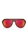 Ferrari Injected Fh2002qu Sunglasses In Brown