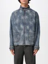 Ferrari Zip-fastening Denim Jacket In Blue