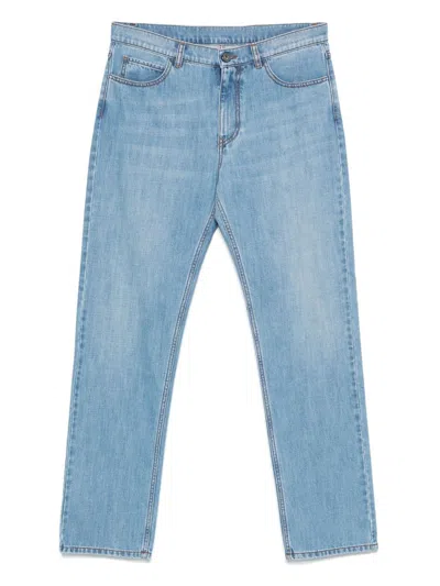 Ferrari Jeans With Five Pocket Design In Blue