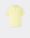 Ferrari Jersey Polo Shirt In Yellow