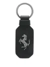 Ferrari Keychain With Logo In Black