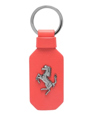 Ferrari Keychain With Logo In Blue