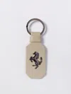 Ferrari Keyring  Men Color Grey In Gray