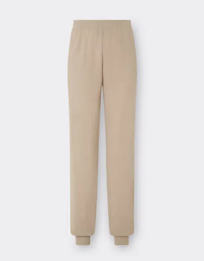 Ferrari Knit Trousers In Ecru