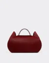 Ferrari La  Dino Bowling Bag In Cowhide In Red