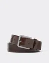 Ferrari Leather Belt In Brown