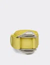 Ferrari Leather Bracelet With Buckle In Yellow