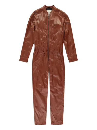 FERRARI LEATHER JUMPSUIT