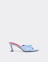 Ferrari Leather Sandal With Knotted Pattern