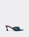 Ferrari Leather Sandal With Knotted Pattern