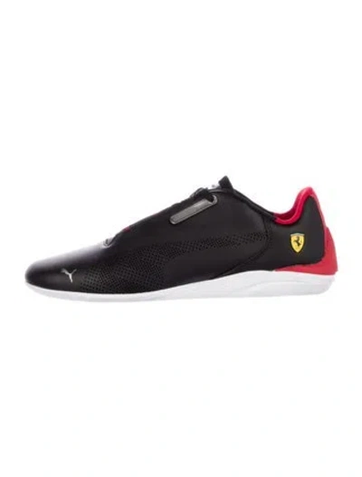 Pre-owned Ferrari Leather Sneakers In Black