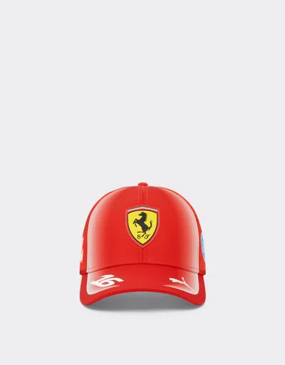 Ferrari Leclerc Junior Replica 2026 Baseball Cap Puma For Scuderia  Hp In Red