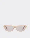 Ferrari Light Brown Pearlacetate Sunglasses With Brown Lenses In Neutral