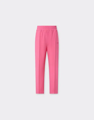 Ferrari Lightweight Fleece Trousers In Pink