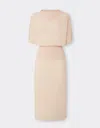 Ferrari Linen And Cotton Knit Dress