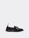 Ferrari Loafer In Patent Leather In Black