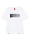 Ferrari Logo-graphic Cotton T-shirt In White