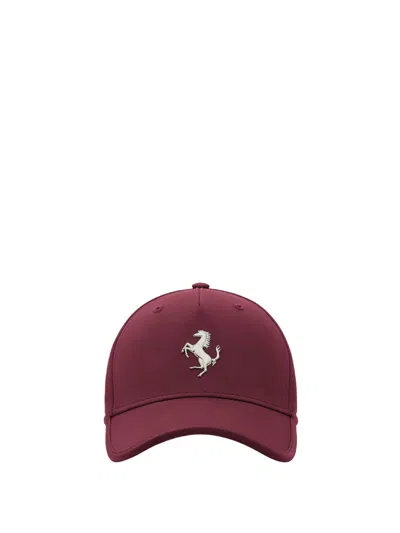 Ferrari Logo Hat In Red